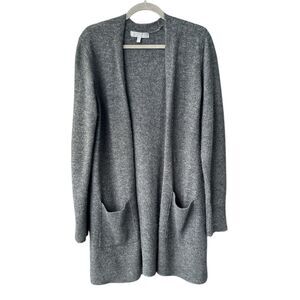 Marled Cardigan Dark Heather Gray Size L